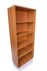 Office cabinet shelf isolated on white background