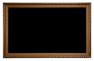 Dark wooden frame