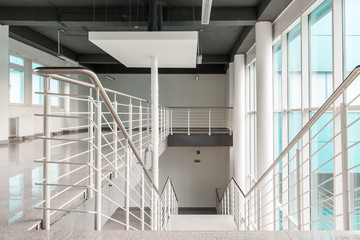 Fototapeta premium Bright, modern spaces of hallway of the university