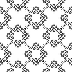 Seamless pattern in the Celtic style.