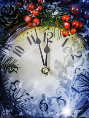 Christmas Eve and New Years at midnight