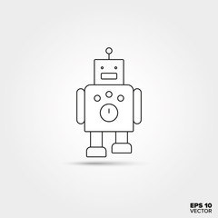 Toy Robot Icon