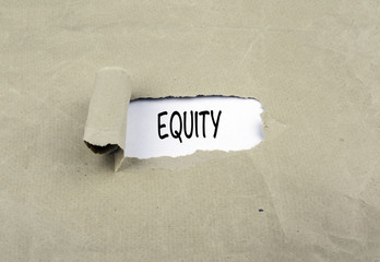 Inscription revealed on old paper - Equity