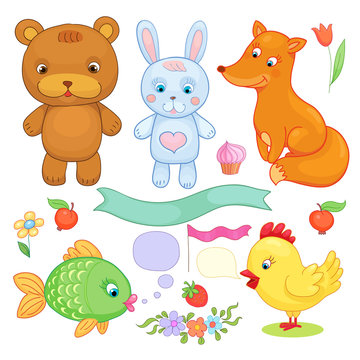 Vector animals set