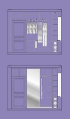Cloakroom Cupboard Drawing