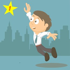 Isometric business concept