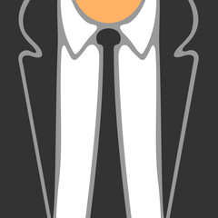 Symbol Business Suit Vector