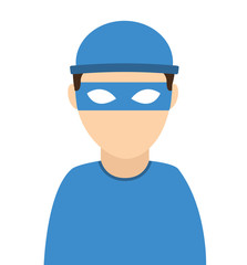 thief man character icon