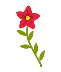 flower floral nature icon