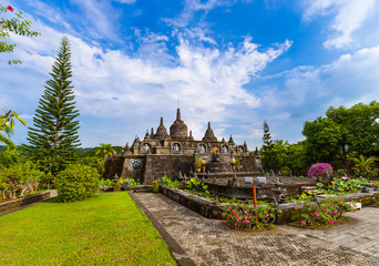 Buddhist temple of Banjar - island Bali Indonesia