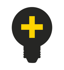 bulb light energy icon