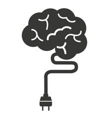 brain storming mind icon
