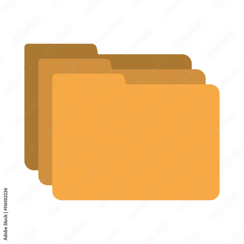 Poster folder data document icon
