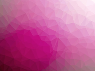 Pink white gradient polygon shaped background