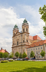 Fototapeta na wymiar Annunciation of Virgin Mary Church in Valtice, Czech Republic