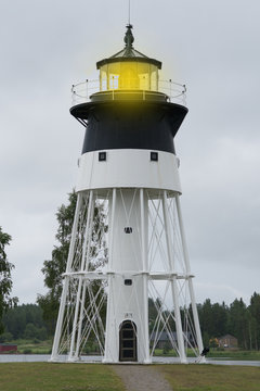 Lighthouse with steel construction