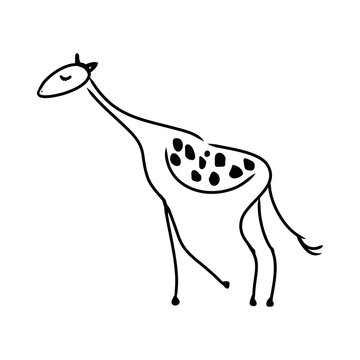 Abstract giraffe pattern 0