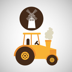 farm countryside tractor cawler design