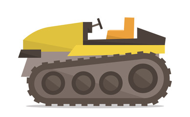 Tractor vector illustration.