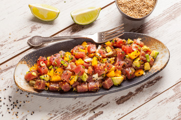 Hawaiian tuna poke