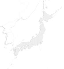 Fototapeta na wymiar Map - Japan