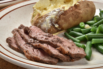 Sliced roast beef
