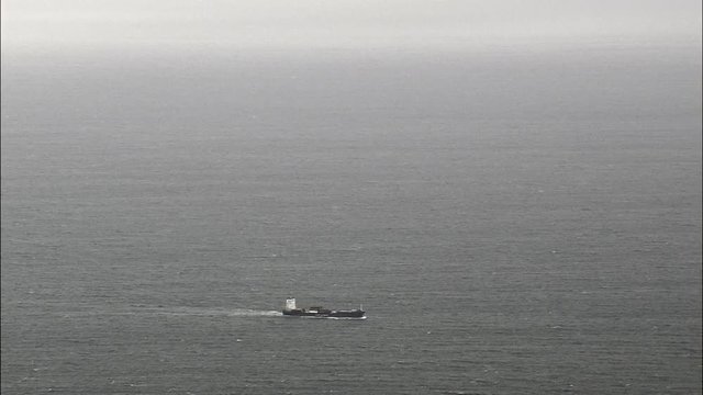 Cargo Ships Off Coast