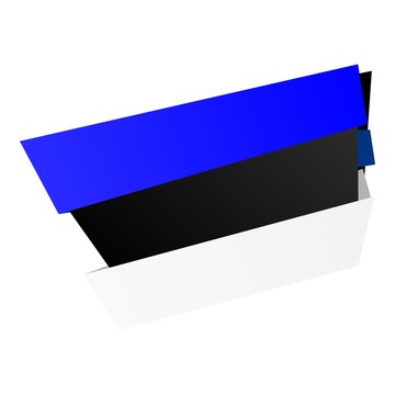 estonia origami flag