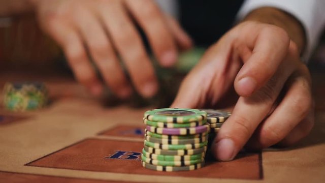 Loss - Dealer takes the chips, which put the player.