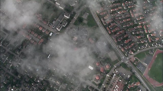 Looking Down At Marly Through Broken Cloud