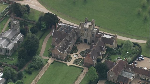 Coughton Court With Gardens And Park Land