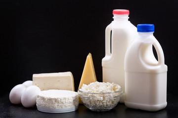 various dairy products