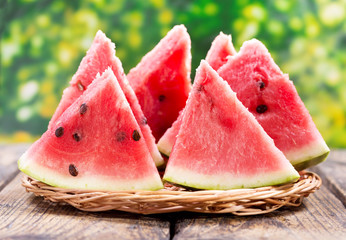 slices of watermelon