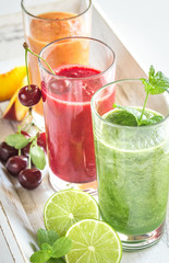 Fruit and vegetable smoothies