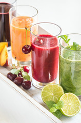 Fruit and vegetable smoothies