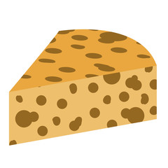 cheese piece isolated icon design, vector illustration  graphic 