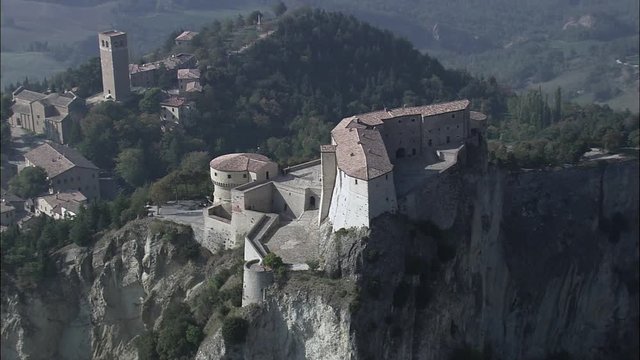 Over San Leo Castle Cagliostro