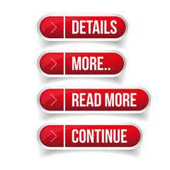 Call to action button set - Details, More, Read more, Continue