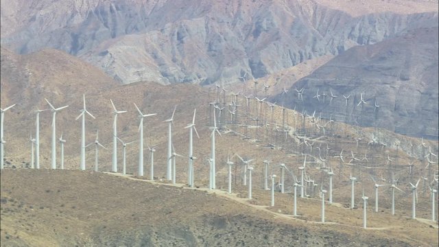 Landscape Of Windfarms