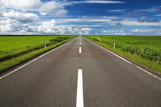 直線道路