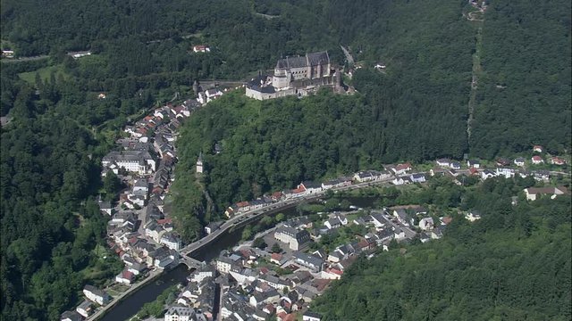 Vianden Castle And Village