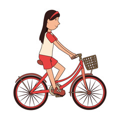 Fototapeta na wymiar Bike transport vehicle, isolated flat icon design.