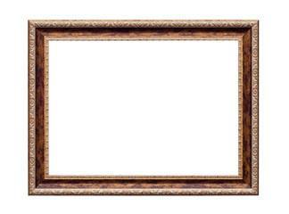 Golden classic painting canvas frame