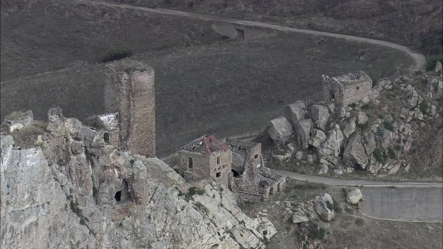 Ruined Fort On Rocky Outcrop
