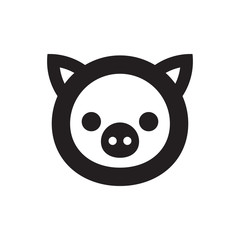 Simple Pig Icon

