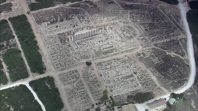 Acropolis At Selinunte From On High
