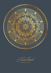 Thai art element for design