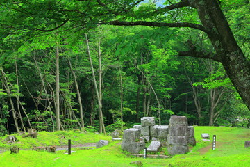 世界遺産　釜石　橋野高炉跡　二番高炉