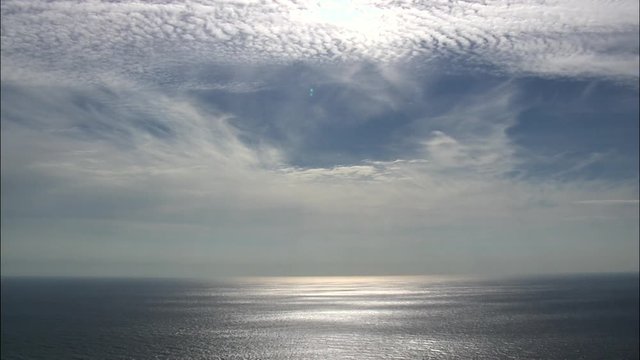 Glistening Sea And Sky