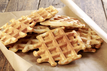 Whole grain waffles.